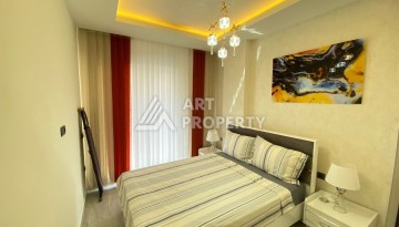 Стильная квартира 1+1 в центре Алании, район пляжа Клеопатры - Ракурс 3