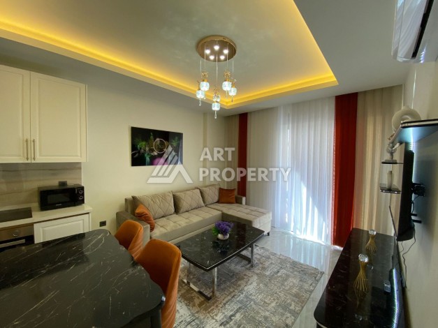 Стильная квартира 1+1 в центре Алании, район пляжа Клеопатры - Ракурс 5