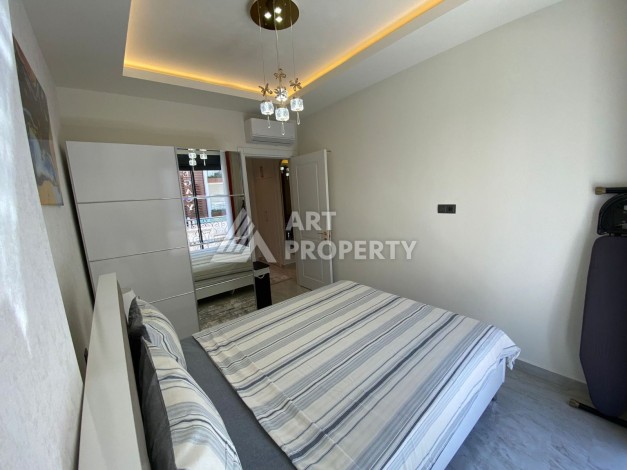 Стильная квартира 1+1 в центре Алании, район пляжа Клеопатры - Ракурс 8