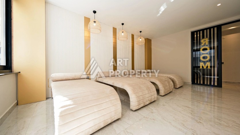 Стильная квартира 1+1 в центре Алании, район пляжа Клеопатры - Ракурс 12