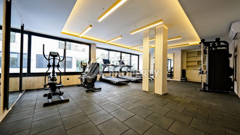 Стильная квартира 1+1 в центре Алании, район пляжа Клеопатры - Ракурс 15