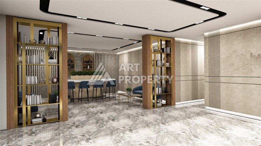 Современная квартира 2+1 в новом доме в районе пляжа Клеопатры, всего 370 метров от моря - Ракурс 2