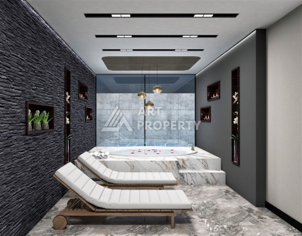 Современная квартира 2+1 в новом доме в районе пляжа Клеопатры, всего 370 метров от моря - Ракурс 4