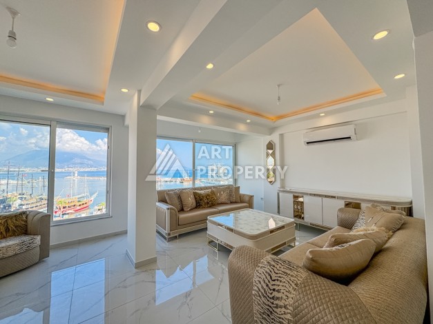 Квартира 2+1 с прямым видом на море в исторической крепости Аланьи — уникальное предложение в сердце города - Ракурс 1