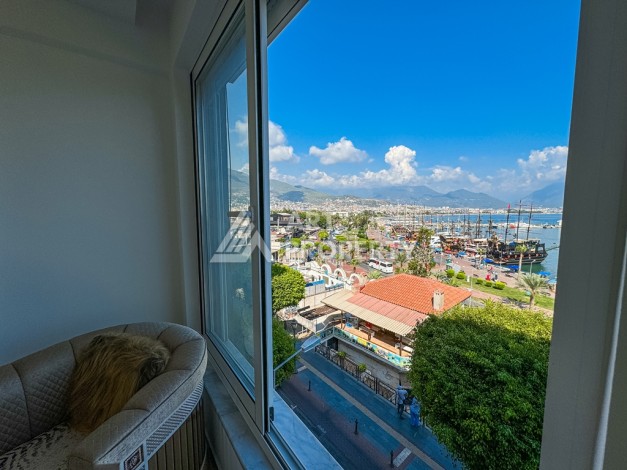 Квартира 2+1 с прямым видом на море в исторической крепости Аланьи — уникальное предложение в сердце города - Ракурс 27