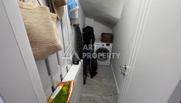 Пентхаус 2+1 с панорамным видом на море в центре Аланьи, всего в 700 метрах от пляжа Кейкубат - Ракурс 10