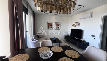 Пентхаус 2+1 с панорамным видом на море в центре Аланьи, всего в 700 метрах от пляжа Кейкубат - Ракурс 14