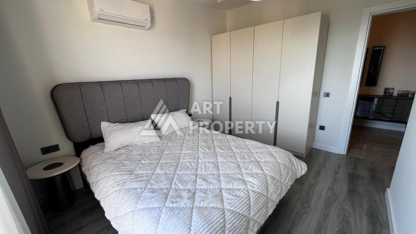 Пентхаус 2+1 с панорамным видом на море в центре Аланьи, всего в 700 метрах от пляжа Кейкубат - Ракурс 15