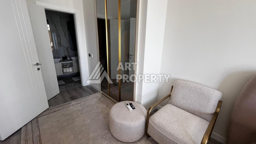 Пентхаус 2+1 с панорамным видом на море в центре Аланьи, всего в 700 метрах от пляжа Кейкубат - Ракурс 17