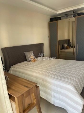 Стильная квартира 1+1 с видом на море в престижном комплексе района Тосмур, всего в 400 метрах от пляжа - Ракурс 13