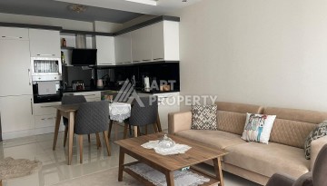 Стильная квартира 1+1 с видом на море в престижном комплексе района Тосмур, всего в 400 метрах от пляжа - Ракурс 15