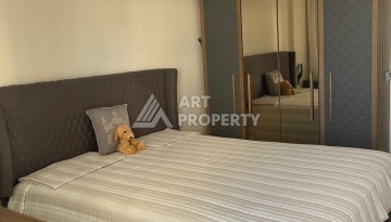 Стильная квартира 1+1 с видом на море в престижном комплексе района Тосмур, всего в 400 метрах от пляжа - Ракурс 18