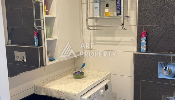 Стильная квартира 1+1 с видом на море в престижном комплексе района Тосмур, всего в 400 метрах от пляжа - Ракурс 24