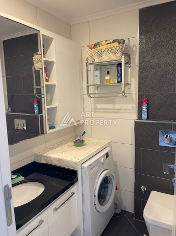 Стильная квартира 1+1 с видом на море в престижном комплексе района Тосмур, всего в 400 метрах от пляжа - Ракурс 23