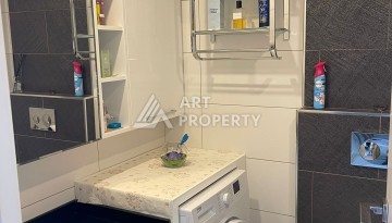 Стильная квартира 1+1 с видом на море в престижном комплексе района Тосмур, всего в 400 метрах от пляжа - Ракурс 26