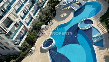 Стильная квартира 1+1 с видом на море в престижном комплексе района Тосмур, всего в 400 метрах от пляжа - Ракурс 29