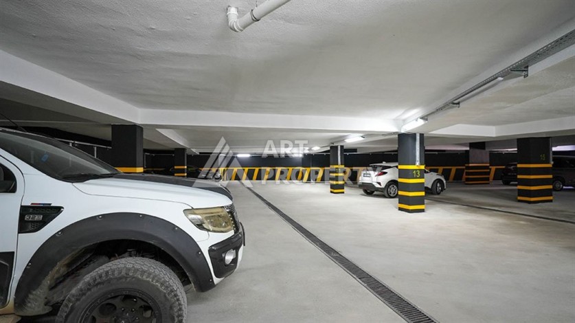 Квартира 1+1 в новом комплексе премиум-класса в центре Аланьи, всего в 800 метрах от моря - Ракурс 11