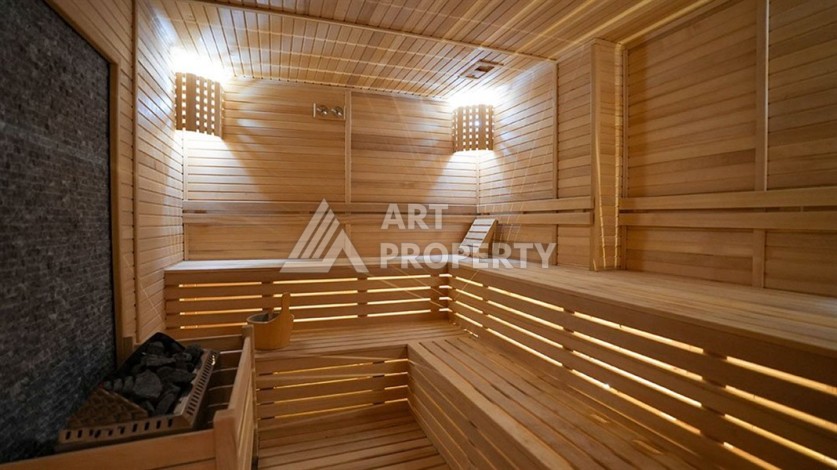 Квартира 1+1 в новом комплексе премиум-класса в центре Аланьи, всего в 800 метрах от моря - Ракурс 18