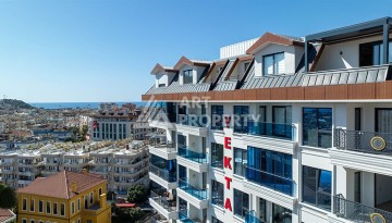 Квартира 1+1 в новом комплексе премиум-класса в центре Аланьи, всего в 800 метрах от моря - Ракурс 22