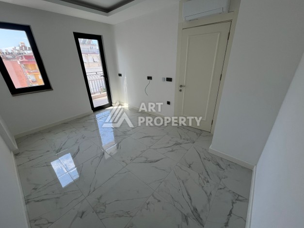 Квартира в новом комплексе 2025 года с отельной инфраструктурой в районе пляжа Клеопатра, Аланья - Ракурс 6