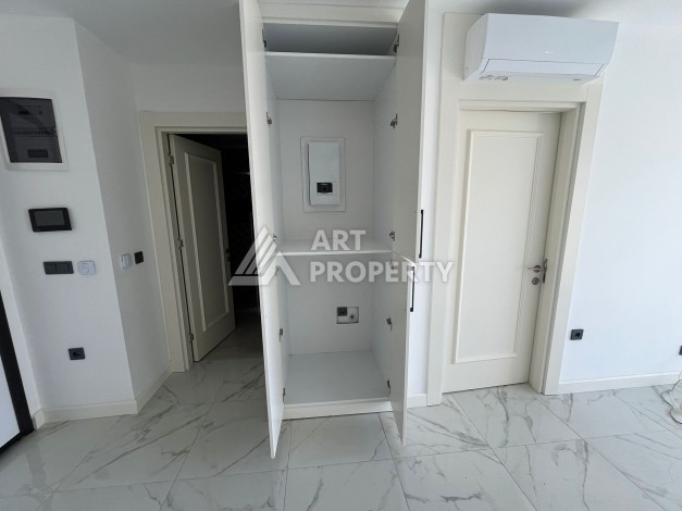 Квартира в новом комплексе 2025 года с отельной инфраструктурой в районе пляжа Клеопатра, Аланья - Ракурс 9