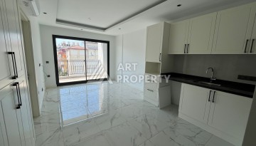 Квартира в новом комплексе 2025 года с отельной инфраструктурой в районе пляжа Клеопатра, Аланья - Ракурс 24