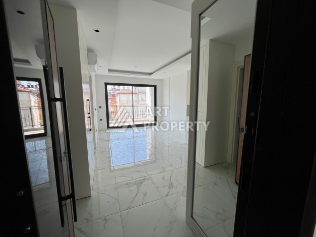 Квартира в новом комплексе 2025 года с отельной инфраструктурой в районе пляжа Клеопатра, Аланья - Ракурс 24