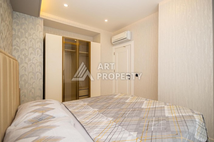 Квартира 1+1 с мебелью в новом премиум-комплексе 2024 года в районе пляжа Клеопатра, Аланья - Ракурс 6