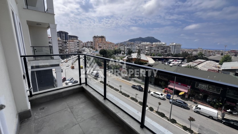 Квартира 1+1 с панорамным видом на море в новом премиум-комплексе 2024 года в районе пляжа Клеопатра, Аланья - Ракурс 3