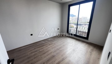 Квартира 1+1 с панорамным видом на море в новом премиум-комплексе 2024 года в районе пляжа Клеопатра, Аланья - Ракурс 6