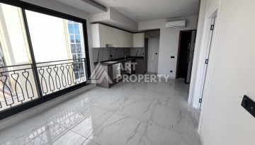 Квартира 1+1 с панорамным видом на море в новом премиум-комплексе 2024 года в районе пляжа Клеопатра, Аланья - Ракурс 8