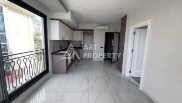 Квартира 1+1 с панорамным видом на море в новом премиум-комплексе 2024 года в районе пляжа Клеопатра, Аланья - Ракурс 9