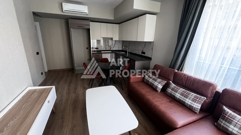 Апартаменты1+1 с мебелью в новом премиум-комплексе 2024 года в районе пляжа Клеопатра, Аланья - Ракурс 3