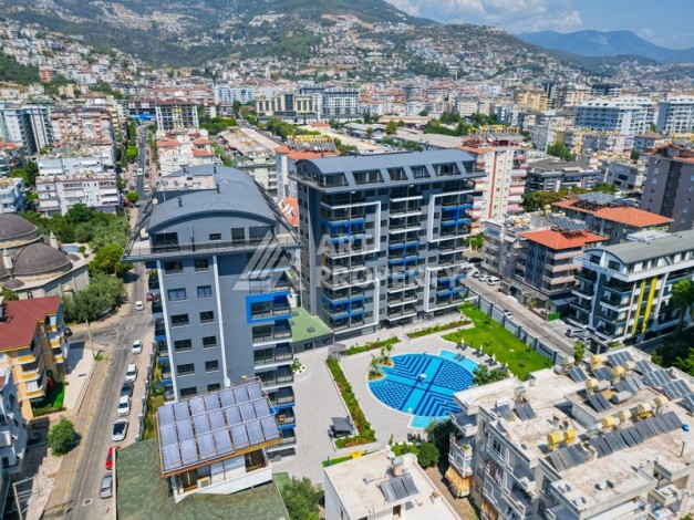 Современная квартира 1+1 в 600 м от пляжа Клеопатры. Новая резиденция в центре Алании - Ракурс 27