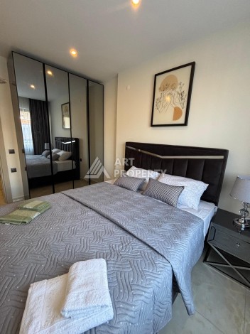 Меблированная квартира 1+1 в новой резиденции у пляжа Клеопатры, 55 кв.м. - Ракурс 10