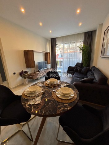 Меблированная квартира 1+1 в новой резиденции у пляжа Клеопатры, 55 кв.м. - Ракурс 12