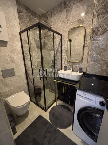 Меблированная квартира 1+1 в новой резиденции у пляжа Клеопатры, 55 кв.м. - Ракурс 13