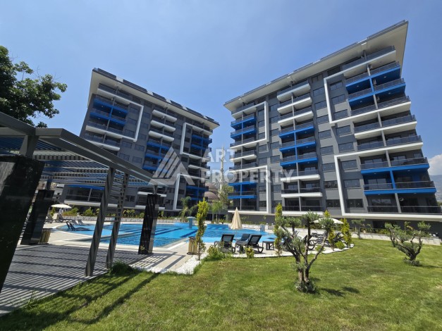 Квартира 1+1 с мебелью в 600 м от пляжа Клеопатры. Алания, Центр - Ракурс 1