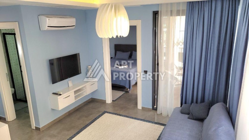 Квартира 1+1 в 70 метрах от пляжа Клеопатры. Аланья, центр - Ракурс 1