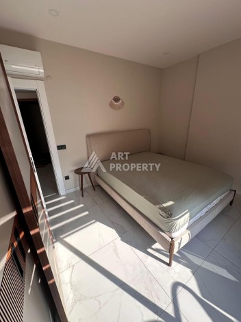 Меблированная квартира 1+1 в премиальном комплексе в центре Алании, в 400 метрах от пляжа Клеопатра - Ракурс 6