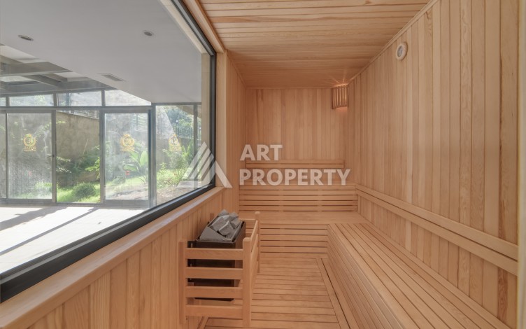 Меблированная квартира 1+1 в премиальном комплексе в центре Алании, в 400 метрах от пляжа Клеопатра - Ракурс 13