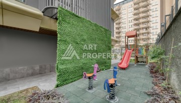 Квартира 1+1 без мебели в новом комплексе в центре Алании, всего 400 метров от пляжа Клеопатра - Ракурс 21