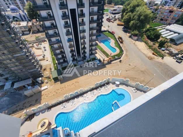 Квартира 1+1 с разрешением на сдачу в аренду в премиальном комплексе Махмутлара - Ракурс 20