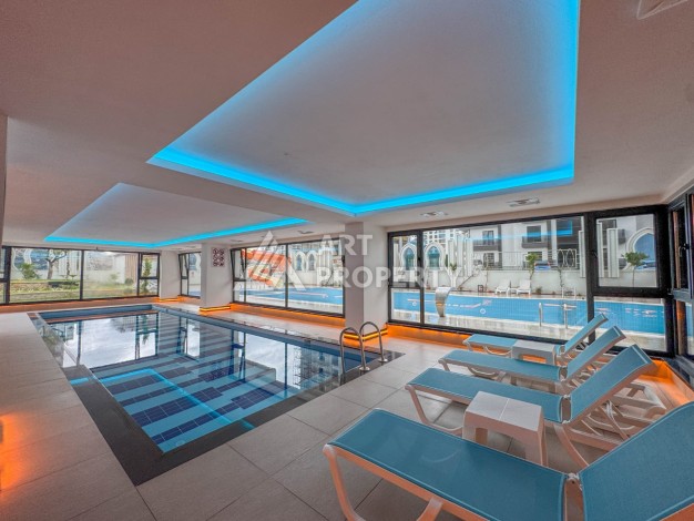 Квартира 1+1 с разрешением на сдачу в аренду в премиальном комплексе Махмутлара - Ракурс 9