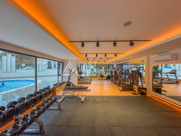 Квартира 1+1 с разрешением на сдачу в аренду в премиальном комплексе Махмутлара - Ракурс 26