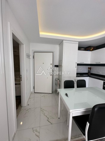 Меблированная квартира 1+1 в 650 м от пляжа Клеопатры в центре Алании - Ракурс 10