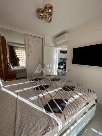 Меблированная квартира 1+1 в 650 м от пляжа Клеопатры в центре Алании - Ракурс 18