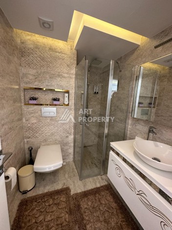 Меблированная квартира 1+1 в 650 м от пляжа Клеопатры в центре Алании - Ракурс 21