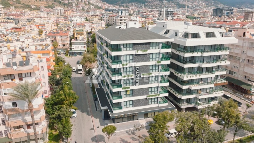 Квартира 1+1 в 200 м от пляжа Клеопатры. Новый дом в центре Алании - Ракурс 7