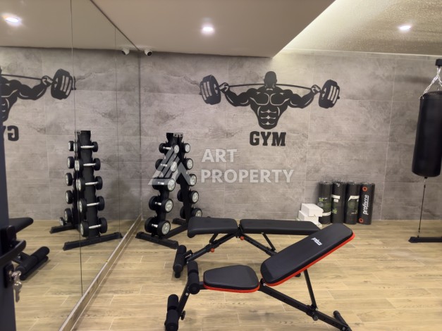 Квартира 1+1 в 200 м от пляжа Клеопатры. Новый дом в центре Алании - Ракурс 14